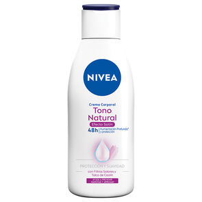 NIVEA-Crema-Corporal-Humectante-y-Aclarante,-Tono-Natural-Efecto-Satin-Todo-Tipo-de-Piel-220ml-imagen