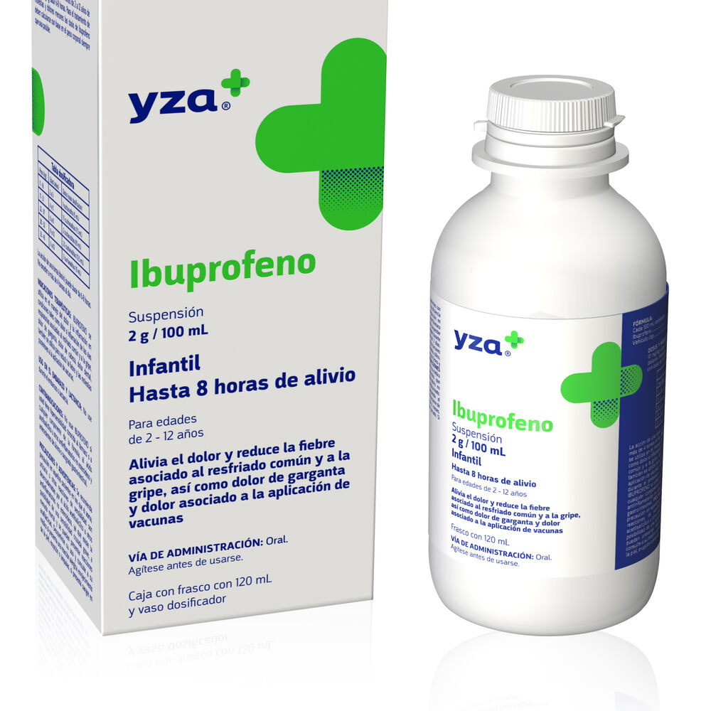 Yza Ibuprofeno Susp 100Mg/5Ml 120Ml