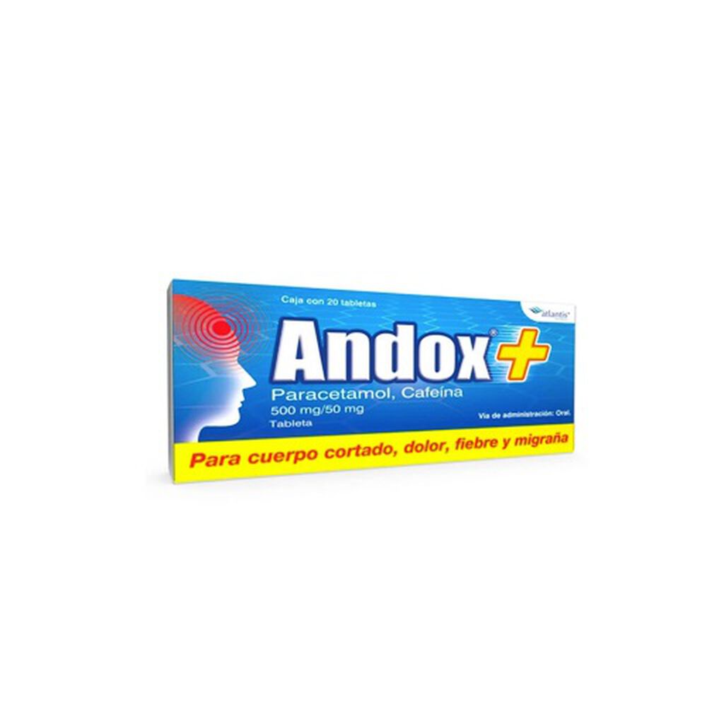 Andox-T-500Mg/50Mg-20-Tabs-imagen
