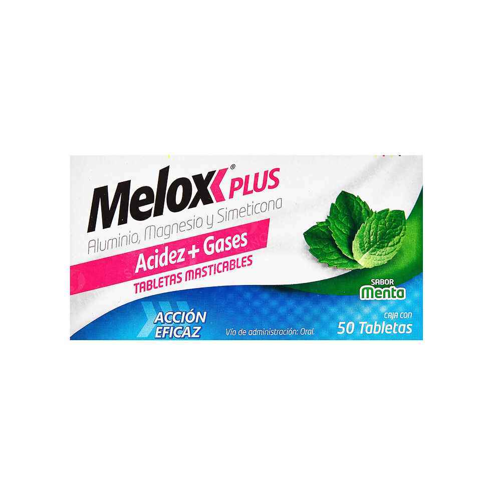 Melox-Plus-Menta-50-Tabs-imagen