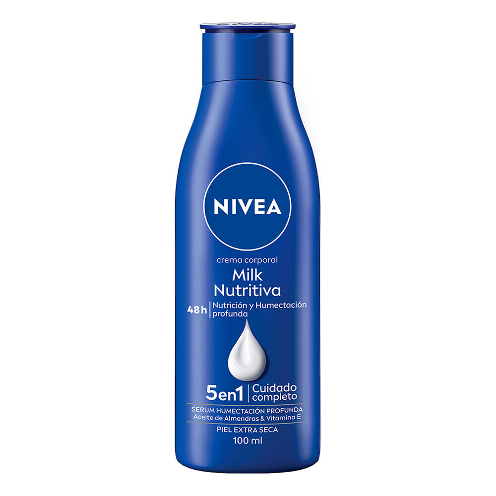 NIVEA-Crema-Corporal-Humectante-Body-Milk-Nutritiva-48-horas-de-Nutrición-y-Humectación-Profunda-para-Piel-Extra-Seca-100-ml-imagen-1