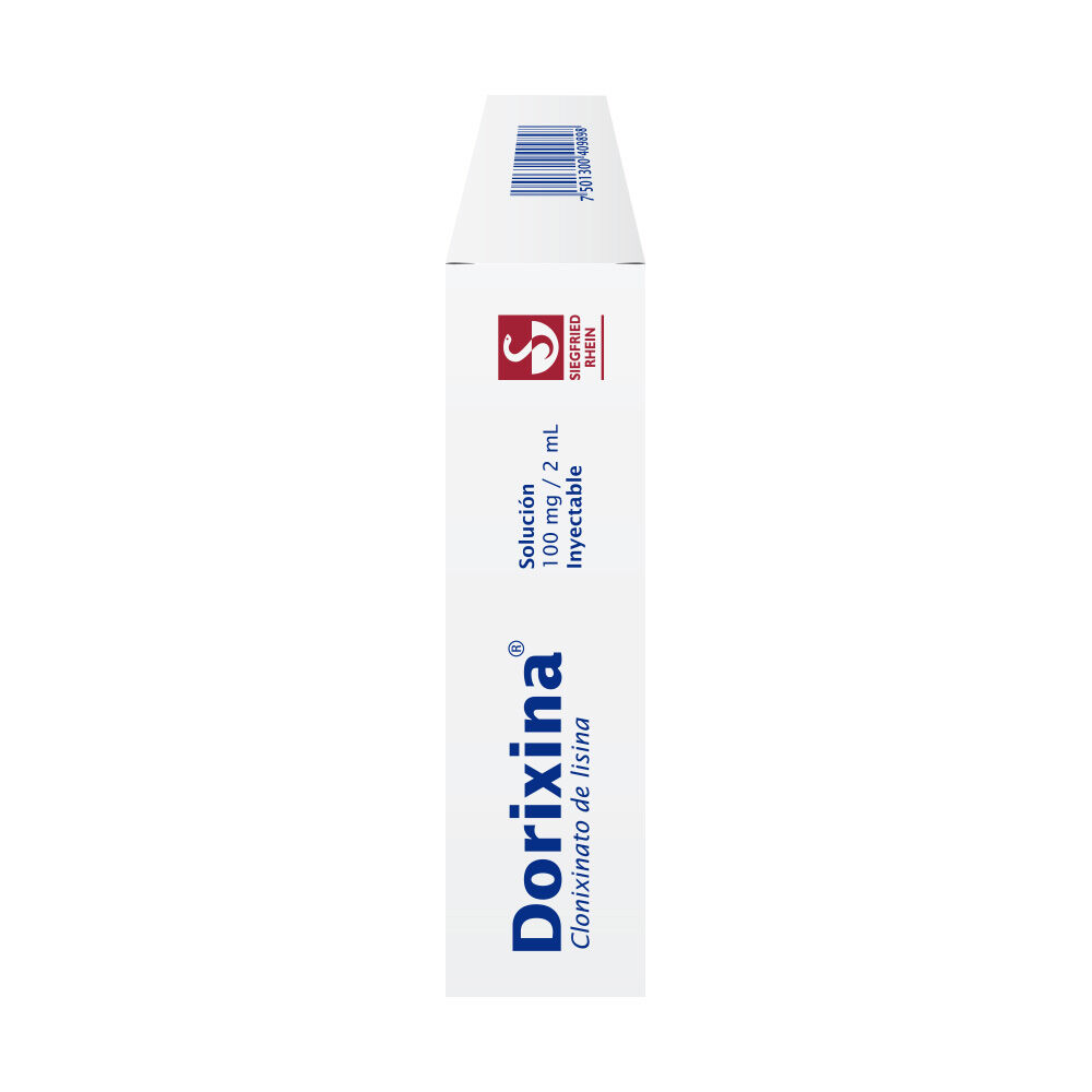 Dorixina-100-mg---Caja-con-5-ampolletas-(Clonixinato-de-Lisina)-imagen-2