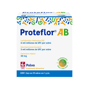 Proteflor-AB---Caja-con-20-sobres-de-1-gr-(Probi&oacute;ticos)-imagen
