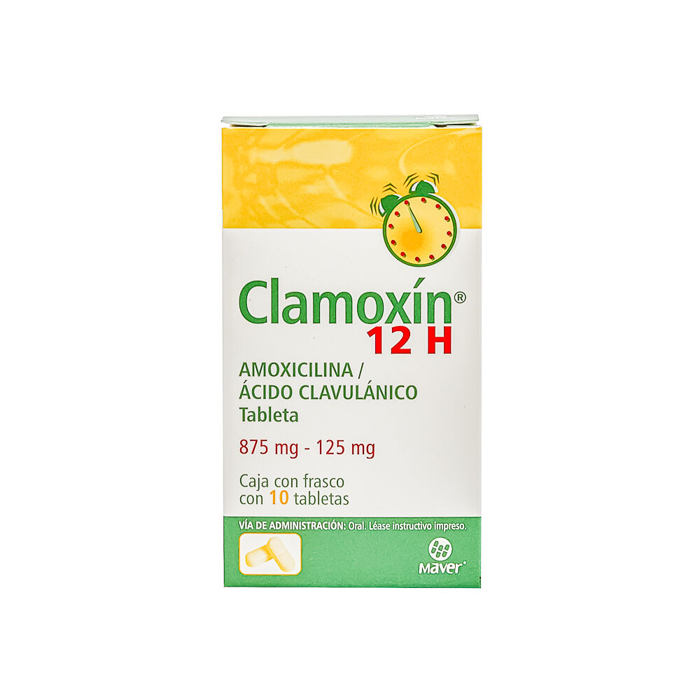 Clamoxin-12H-875Mg/125Mg-10-Tabs-imagen