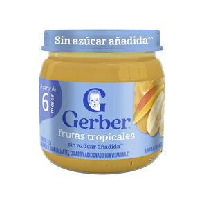 Papilla-Gerber-Cosecha-Natural-Etapa-2-Frutas-Tropicales-113g-imagen