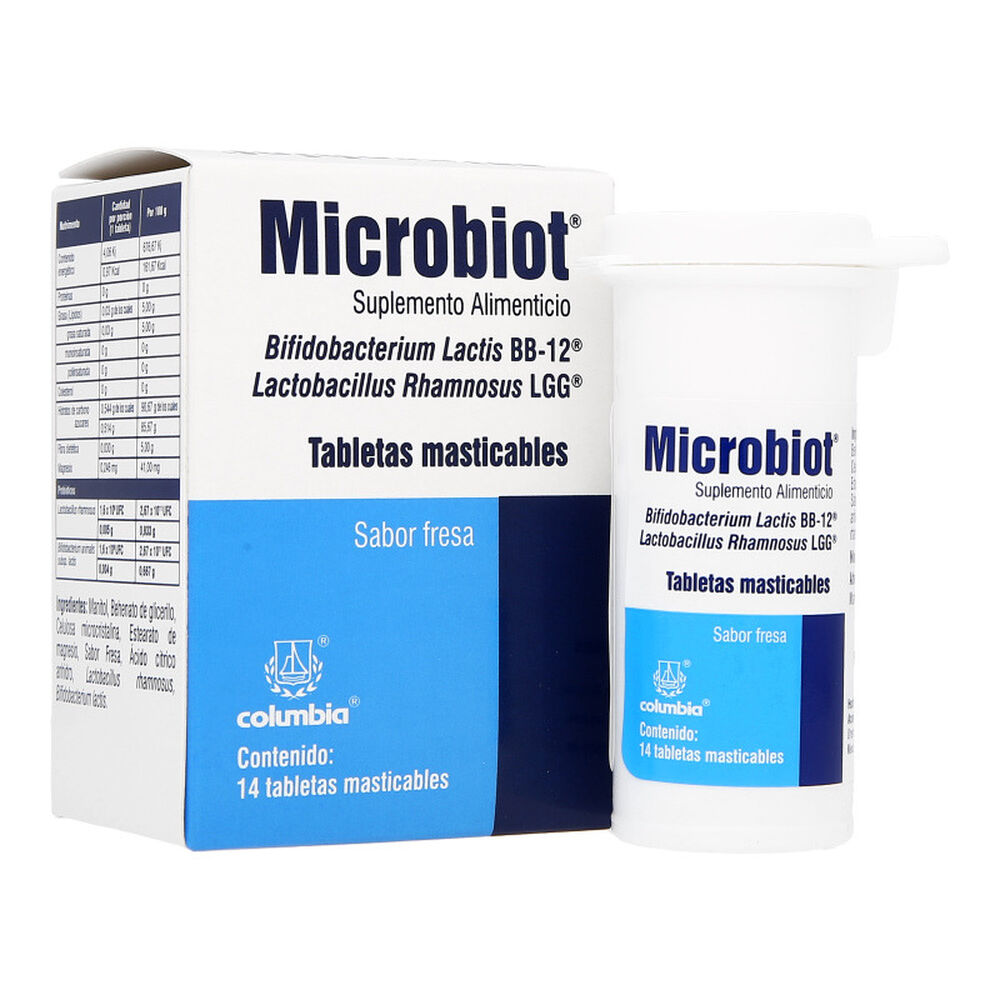 Microbiot-Masticables-14-Tabs-imagen