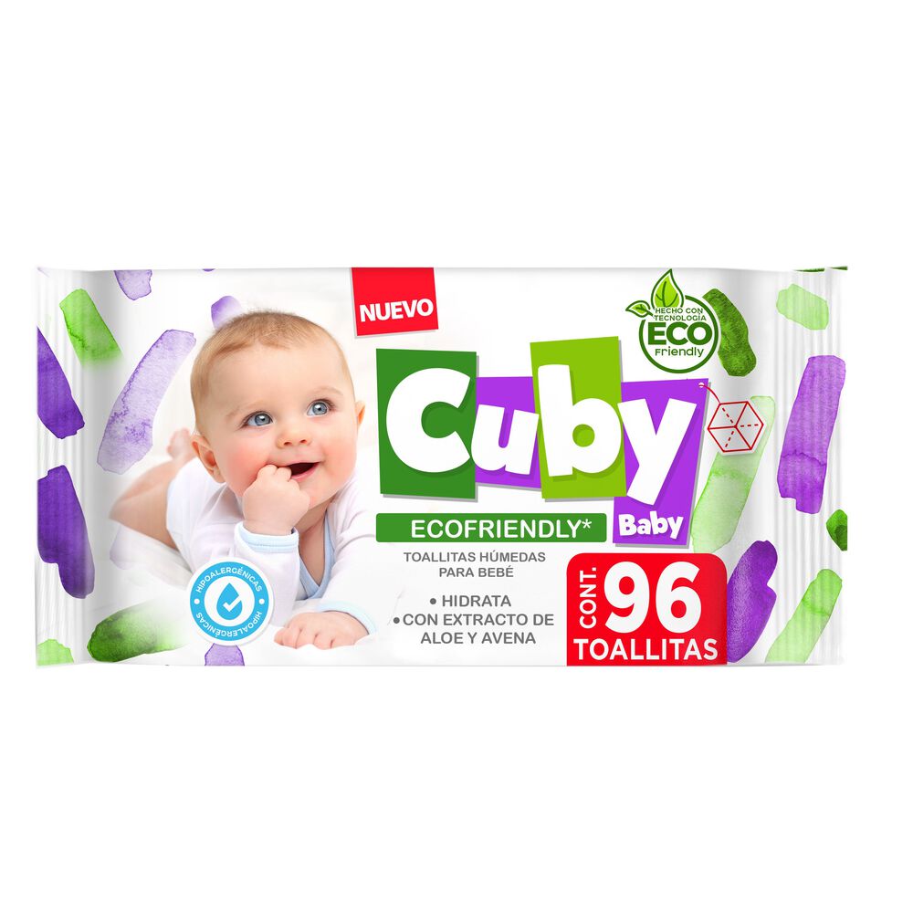 Toallas-Húmedas-Bebé-Cuby-Baby-96-Unidades-imagen