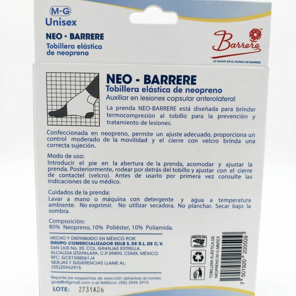 Barrere-Tobillera-Neopreno-M-G-1Pz-imagen-3