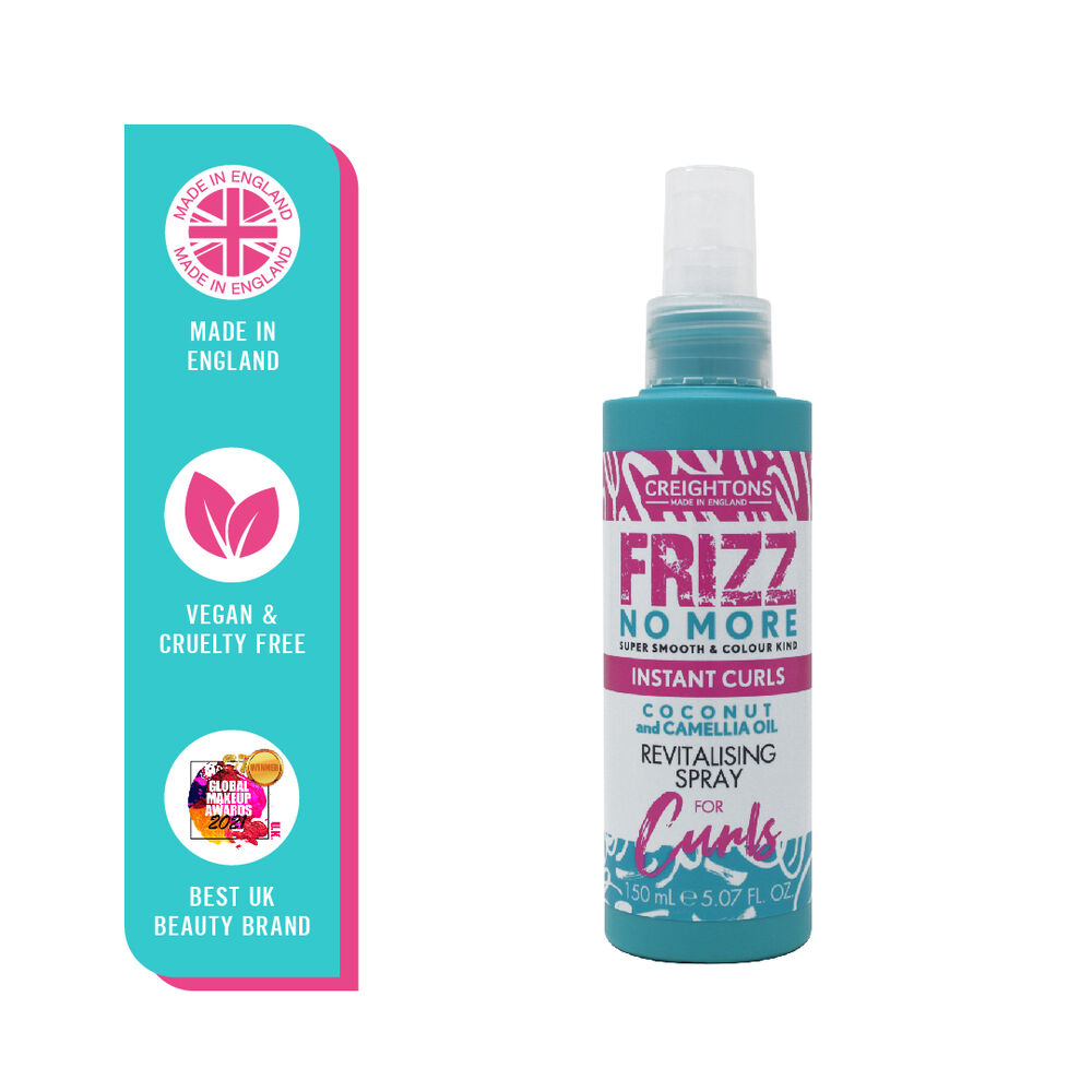 El-spray-Frizz-No-More-de-Creightons-revive-tus-rizos-dejandolos-con-movimiento-y-armados.-Ademas-defiende-de-la-humedad,-reduce-el-frizz-y-el-cabellos.-imagen-1