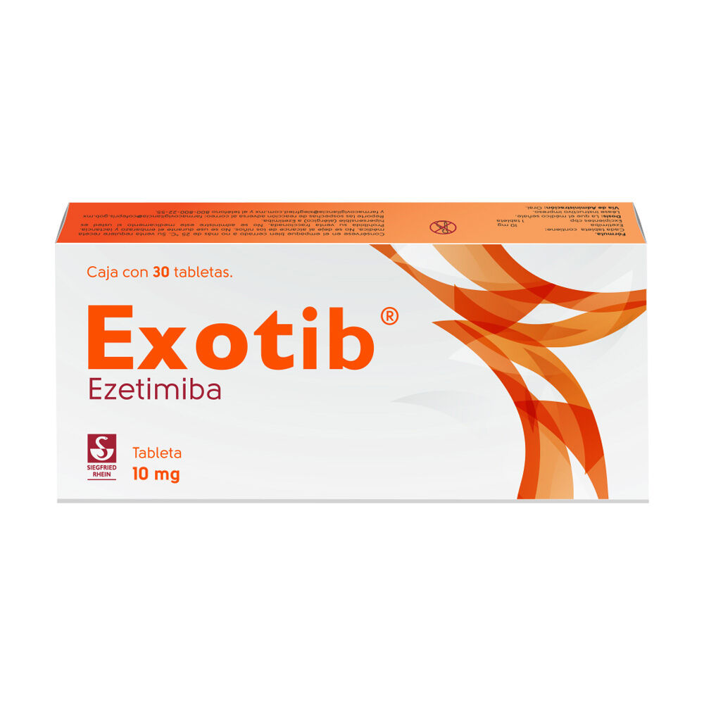 Exotib-10-mg---Caja-con-30-tabletas-(Ezetimiba)-imagen-1