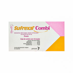 Sufrexal-Combinado-10-Óvulos-36Mg/500Mg/100Mg-imagen