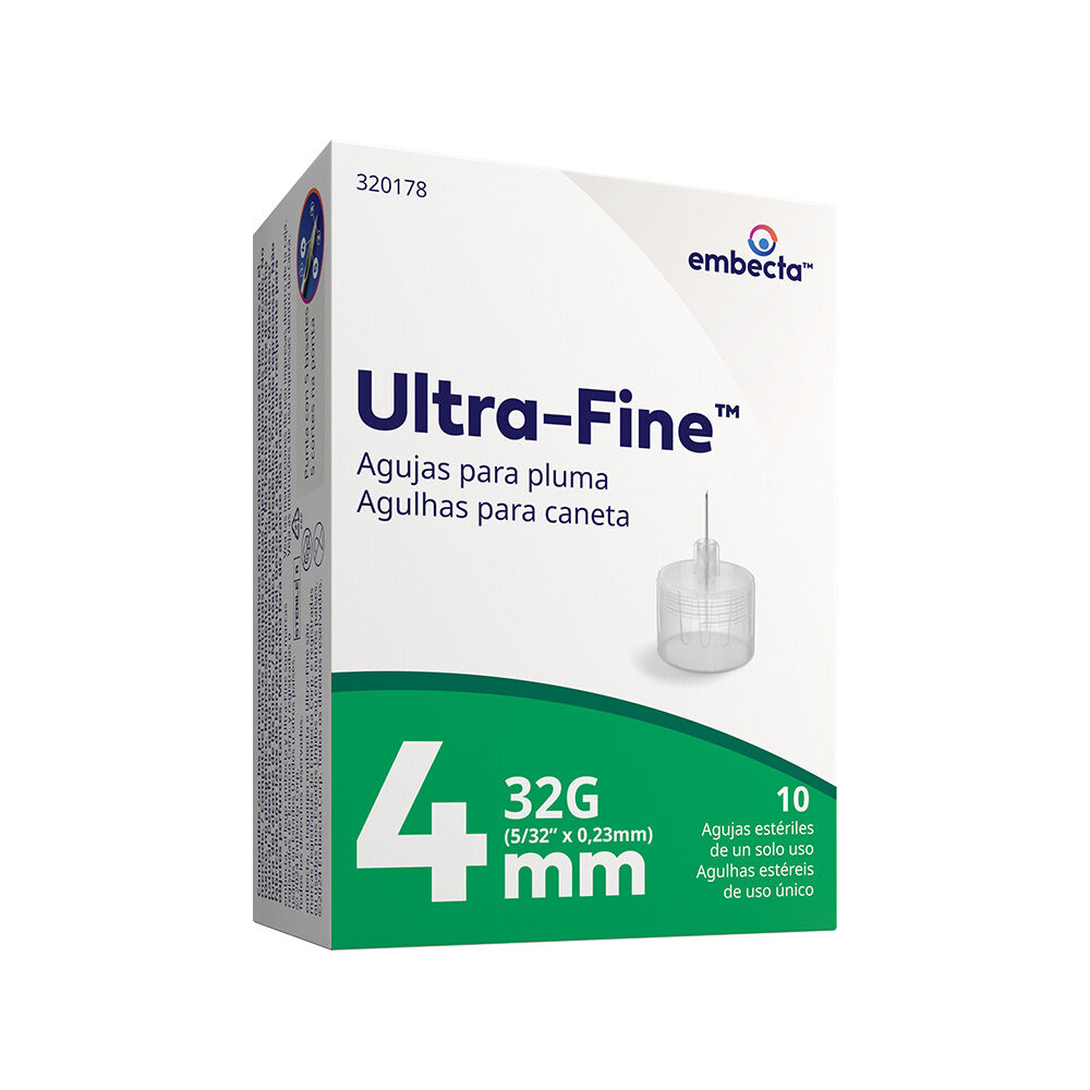 Ultrafine-Aguja-4Mm-32G-5B-20Mg-10-Pzas-imagen-3
