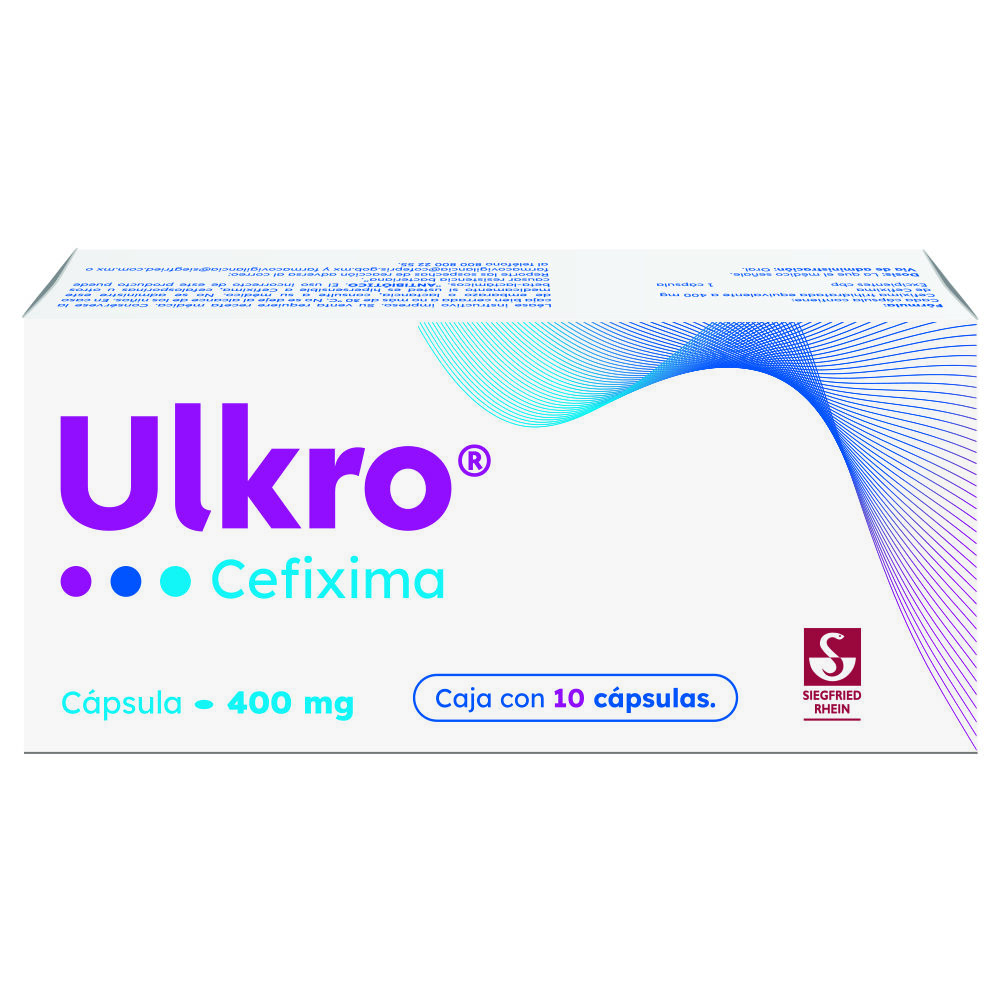 Ulkro-400-mg---Caja-con-10-c&aacute;psulas-(Cefixima)-imagen-1