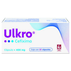 Ulkro-400-mg---Caja-con-10-c&aacute;psulas-(Cefixima)-imagen