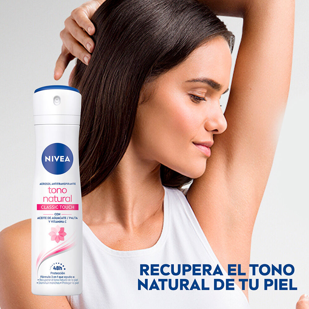NIVEA-Desodorante-Aclarante-Tono-Natural-Classic-Touch-spray-150-ml-imagen-4
