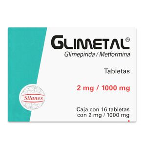 Glimetal-1000Mg/2Mg-16-Tabs-imagen