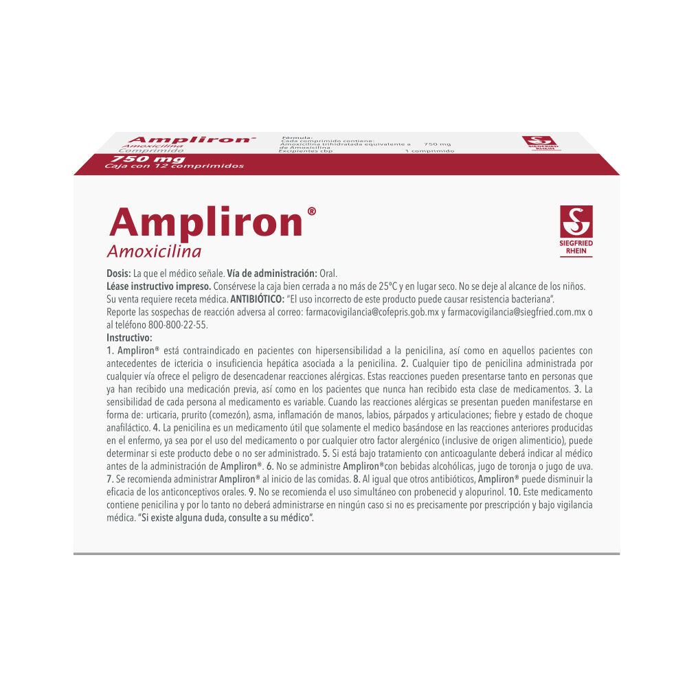 Ampliron-750mg---Caja-con-12-comprimidos-(Amoxicilina)-imagen-3