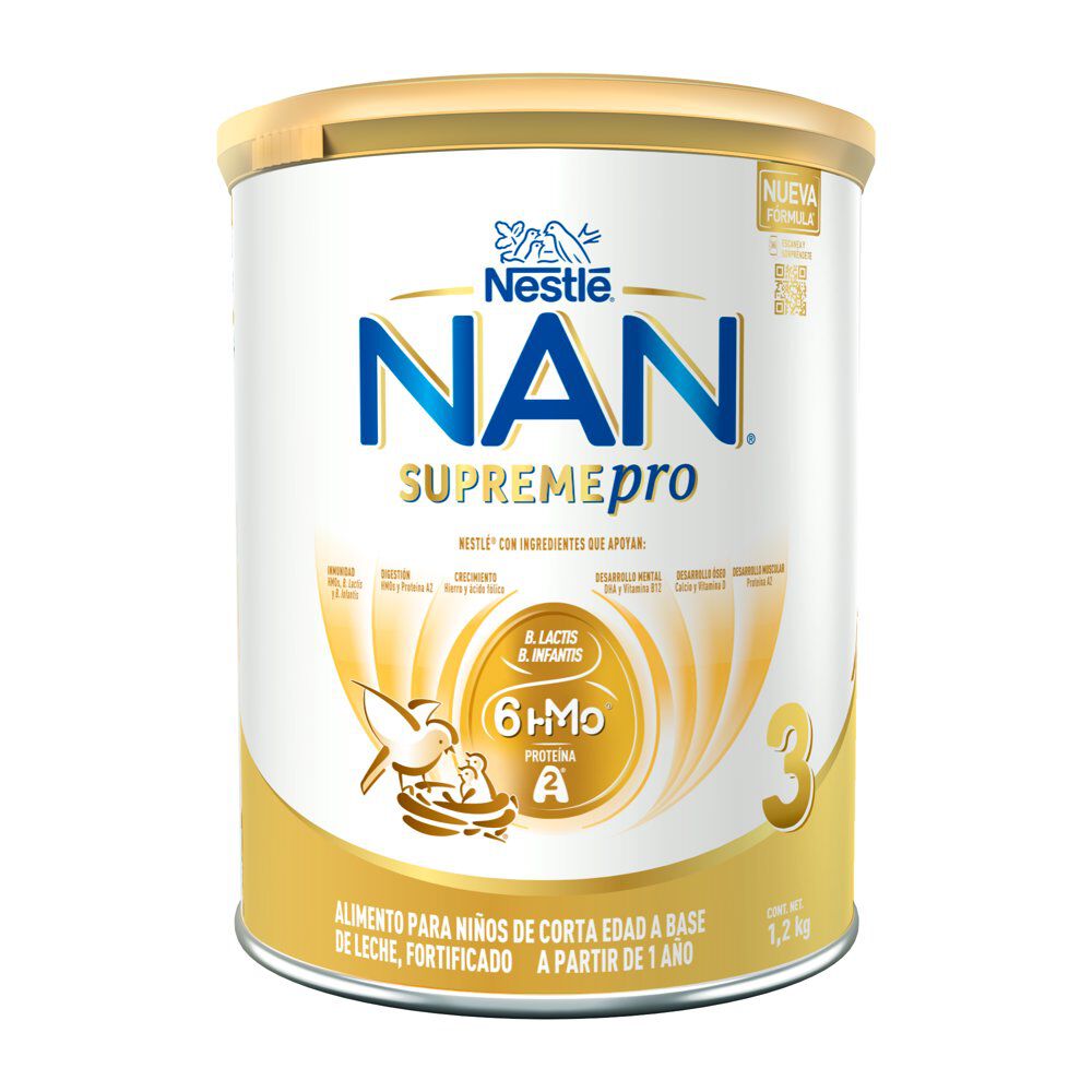 Fórmula-Infantil-NAN-3-Supreme-Pro,-a-partir-de-1-Año,-Lata-1.2kg-imagen