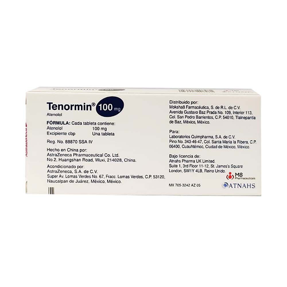 Tenormin-100Mg-28-Tabs-imagen-3