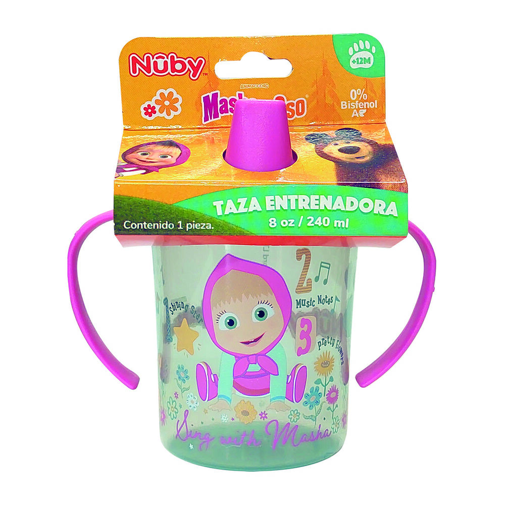 Nuby-Taza-Masha-Y-El-Oso-Boqui-Rigi-8Oz-imagen