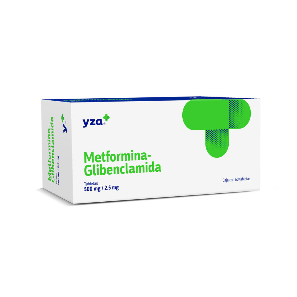 Yza-Metfor/Gliben-500Mg/2.5Mg-60-Tabs-imagen