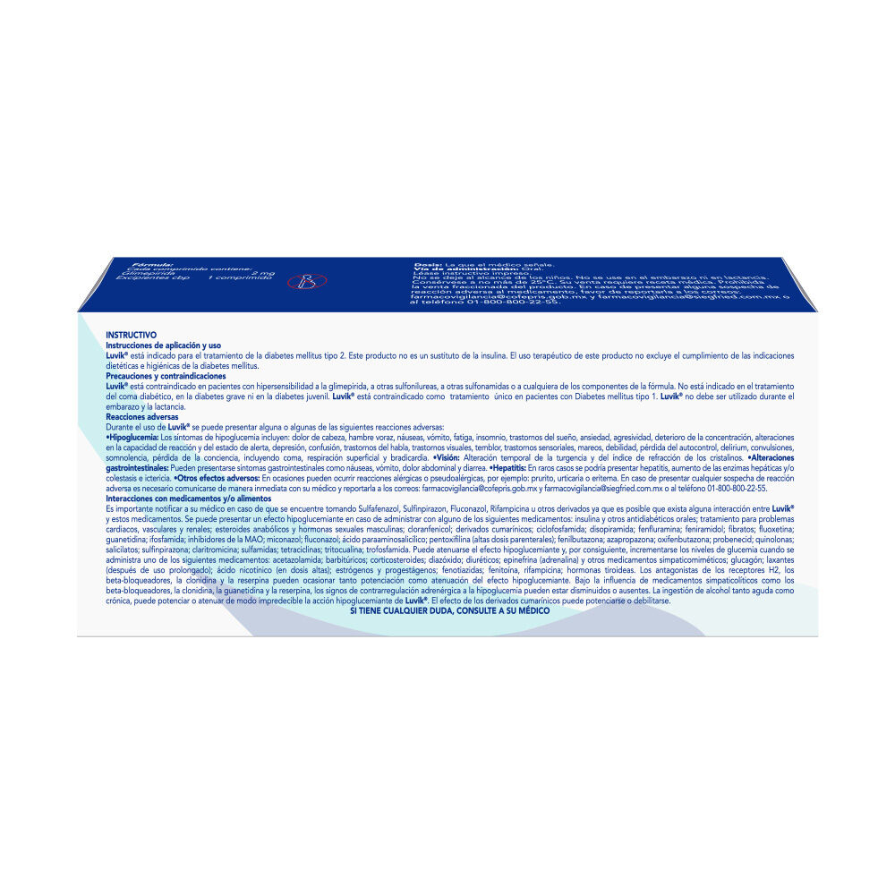 Luvik-4-mg---Caja-con-30-comprimidos-(Glimepirida)-imagen-3