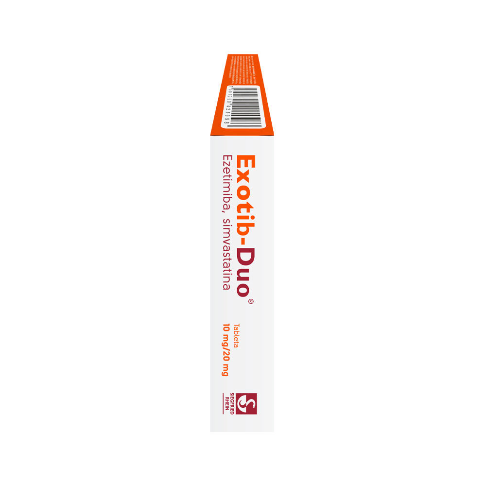 Exotib-Duo-10-mg-/-20-mg---Caja-con-28-tabletas-(Ezetimiba-y-Simvastatina)-imagen-2