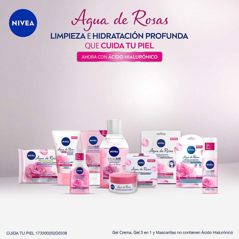 NIVEA-Gel-Limpiador-Facial-Agua-De-Rosas-Todo-tipo-de-piel-150-ml-imagen-6