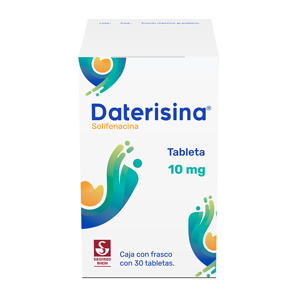 Daterisina-10-mg---Caja-con-30-tabletas-(Solifenacina)-imagen-1