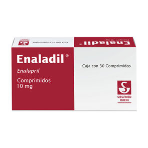 Enaladil-10-mg---Caja-con-30-comprimidos-(Enalapril)-imagen