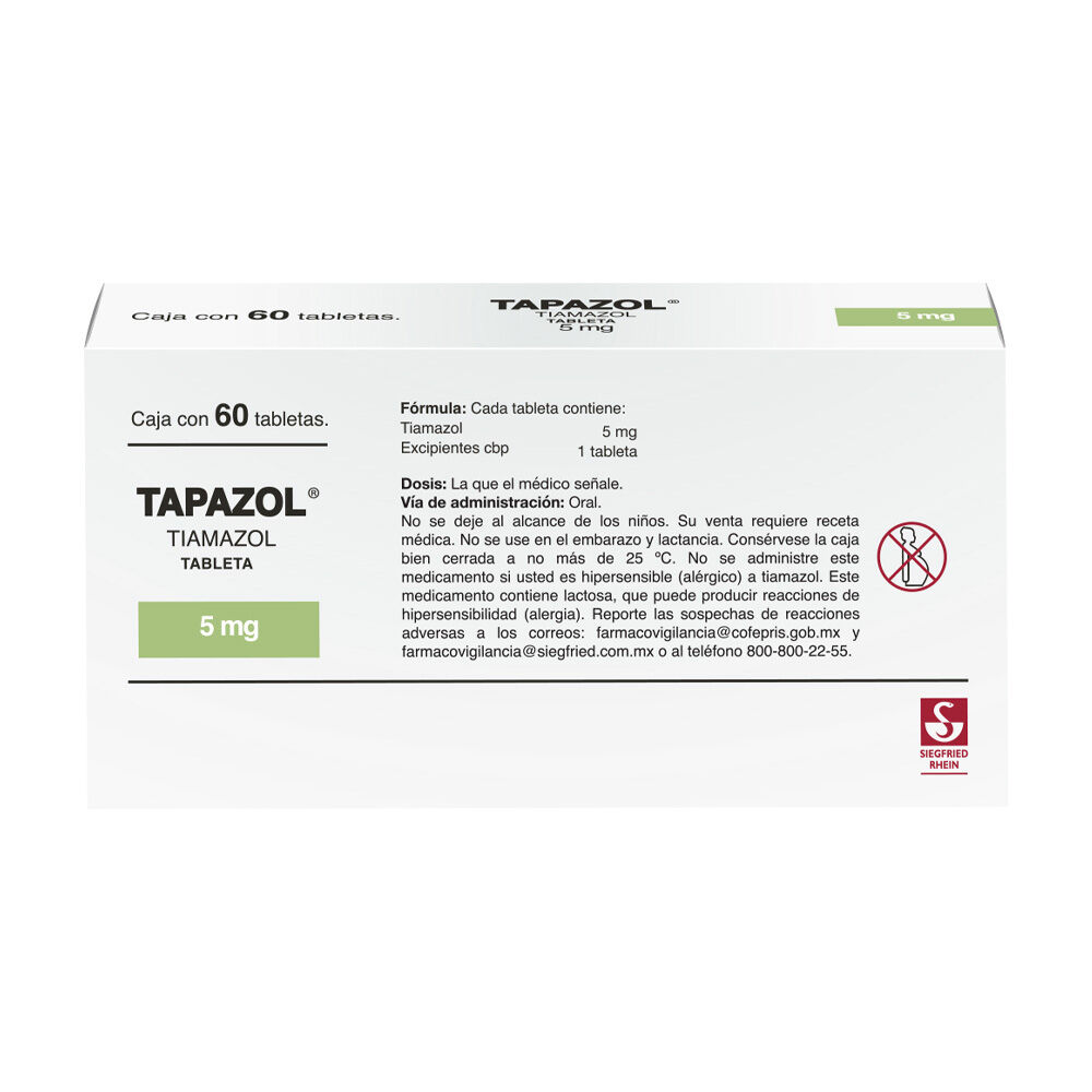 Tapazol-5-mg---Caja-con-60-tabletas-(Tiamazol)-imagen-3