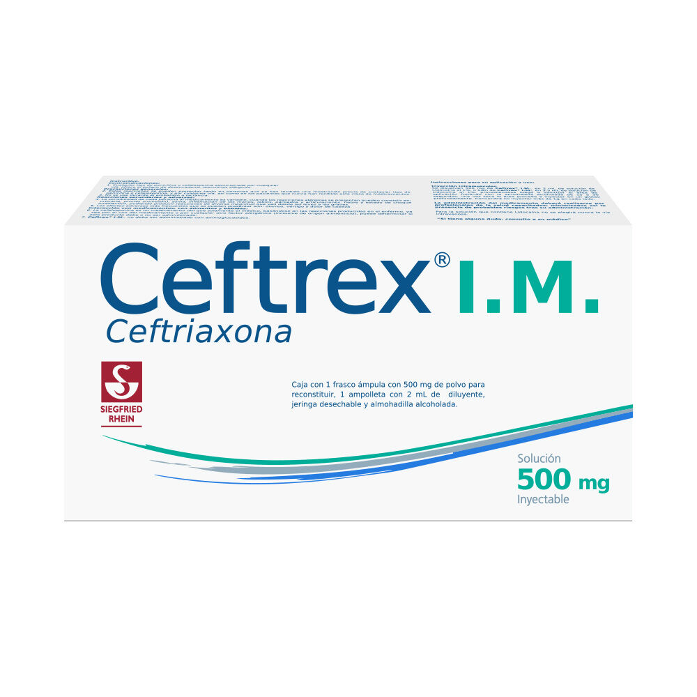 Ceftrex-I.M.-500-mg---Ampolleta-con-solucion-inyectable-2-ml-(Ceftriaxona)-imagen-1