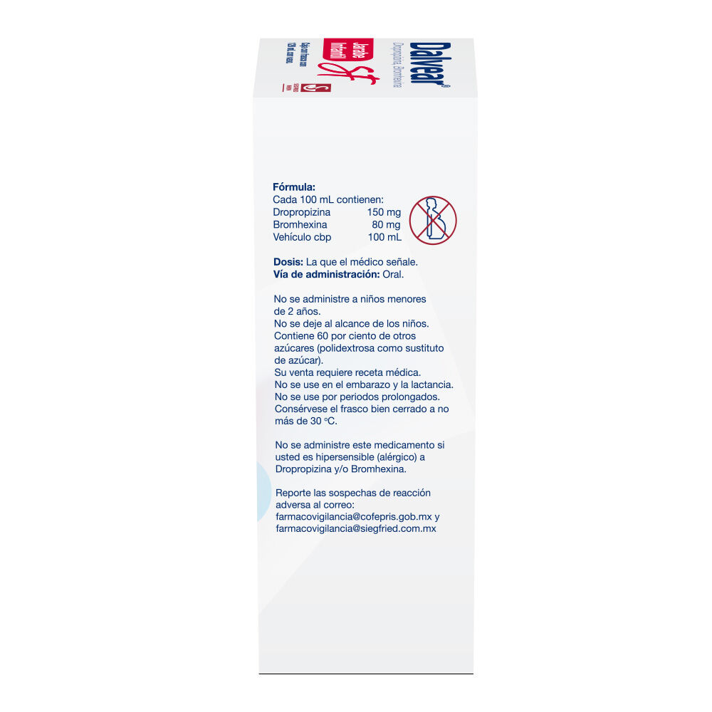 Dalvear-SF-Infantil-150-mg-/-80-mg---Jarabe-sabor-fresa-120-ml-(Dropropizina-y-Bromhexina)-imagen-2