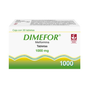 Dimefor-1000-mg---Caja-con-30-tabletas-(Metformina)-imagen