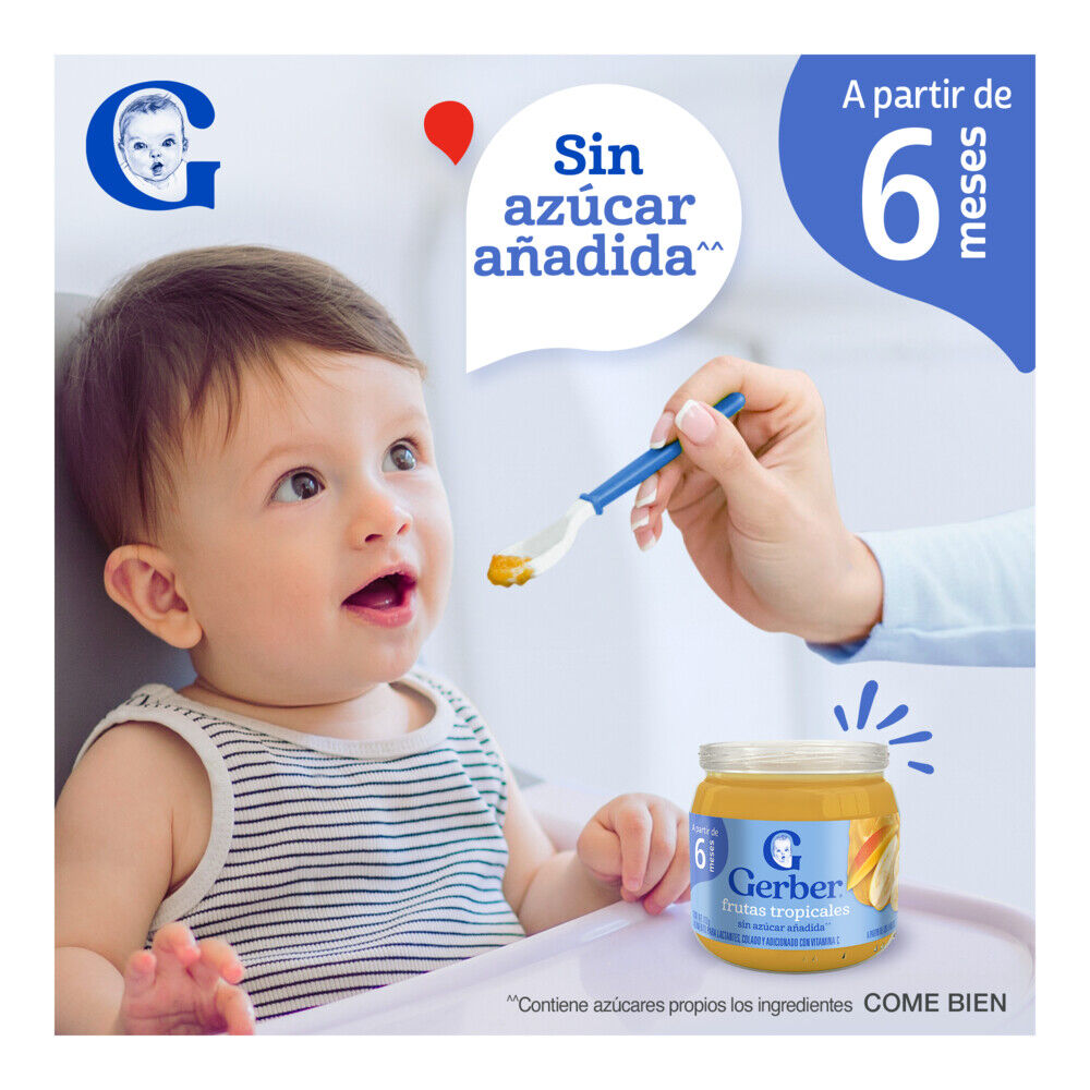 Papilla-Gerber-Cosecha-Natural-Etapa-2-Frutas-Tropicales-113g-imagen-6