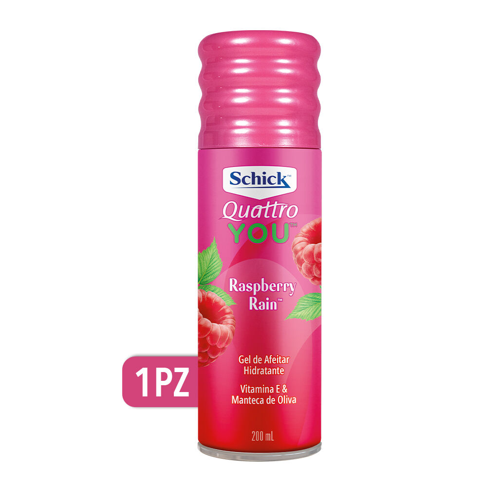 SCHICK-QUATTRO-YOU-RASPBERRY-GEL-200ML-imagen-1