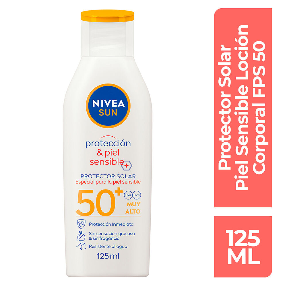 NIVEA-SUN-Protector-Solar-Corporal-Protect-&-Sensitive-FPS-50-125-ml-imagen-2