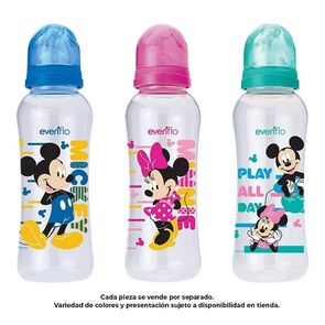 Evenflo-Biberón-Mickey-Y-Minnie-8Oz-imagen