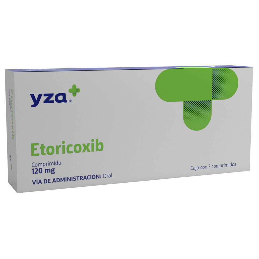 Yza-Etoricoxib-120mg-7-comp---Yza-imagen