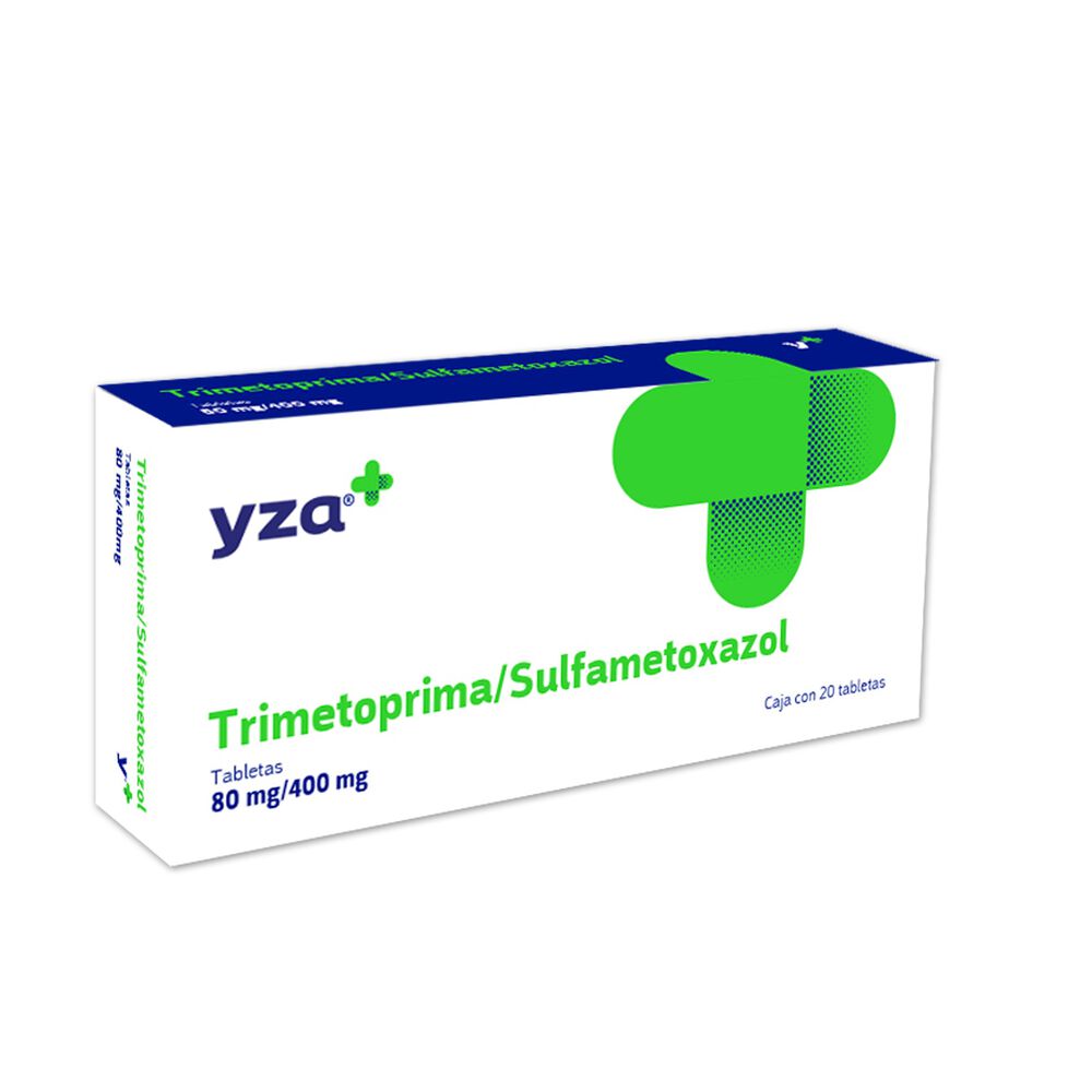 Yza-Trimetoprima,-Sulfametoxazol-80Mg/400Mg-20-Tabs-imagen