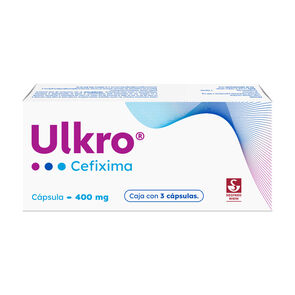 Ulkro-400-mg---Caja-con-3-c&aacute;psulas-(Cefixima)-imagen