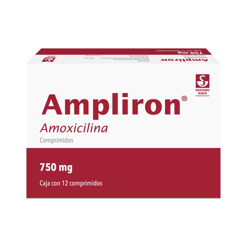 Ampliron-750mg---Caja-con-12-comprimidos-(Amoxicilina)-imagen-1
