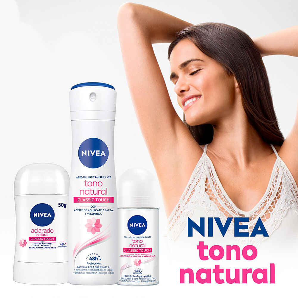 NIVEA-Desodorante-Aclarante-Tono-Natural-Classic-Touch-spray-150-ml-imagen-7