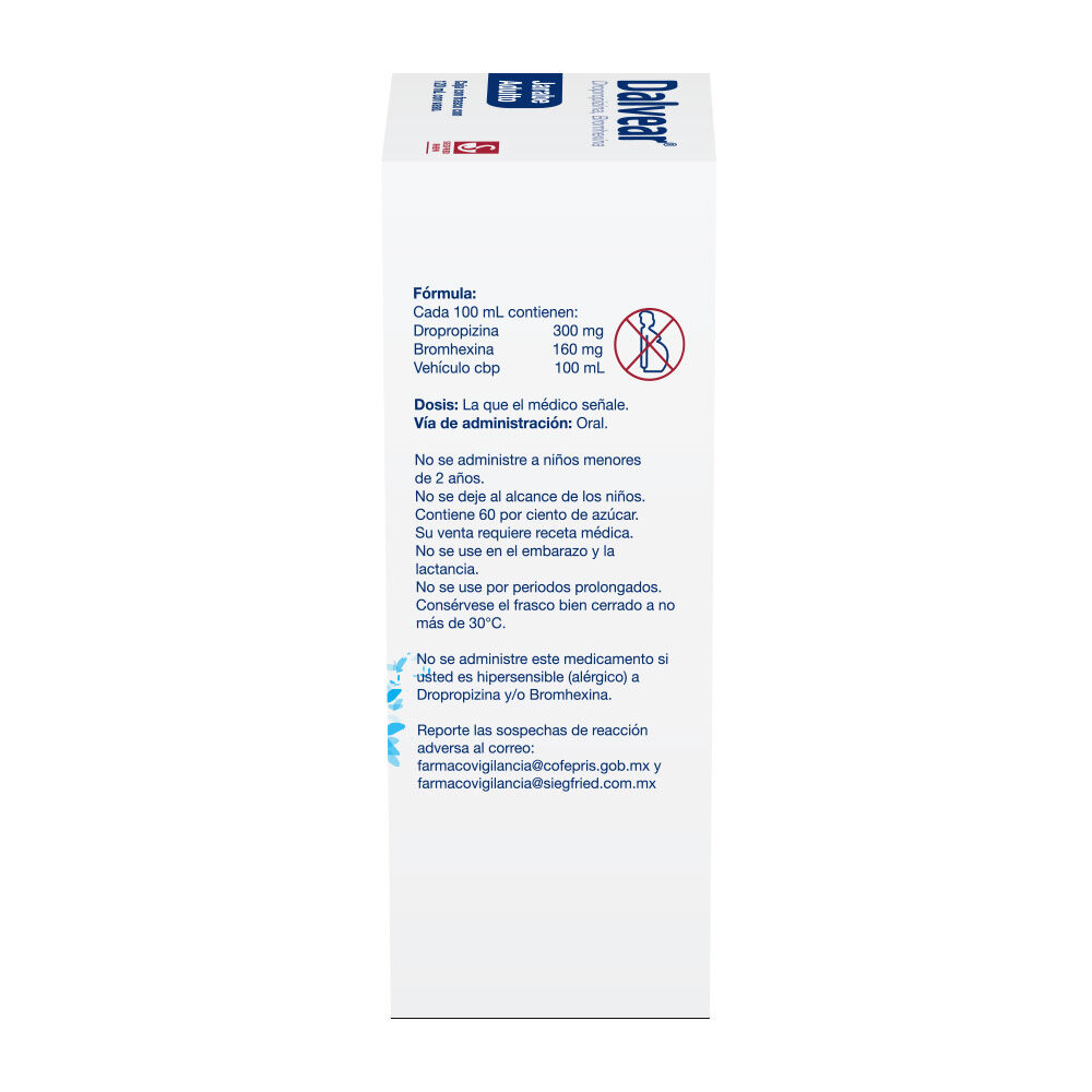Dalvear-Adulto-300-mg-/-160-mg---Jarabe-sabor-fresa-120-ml-(Dropropizina-y-Bromhexina)-imagen-2