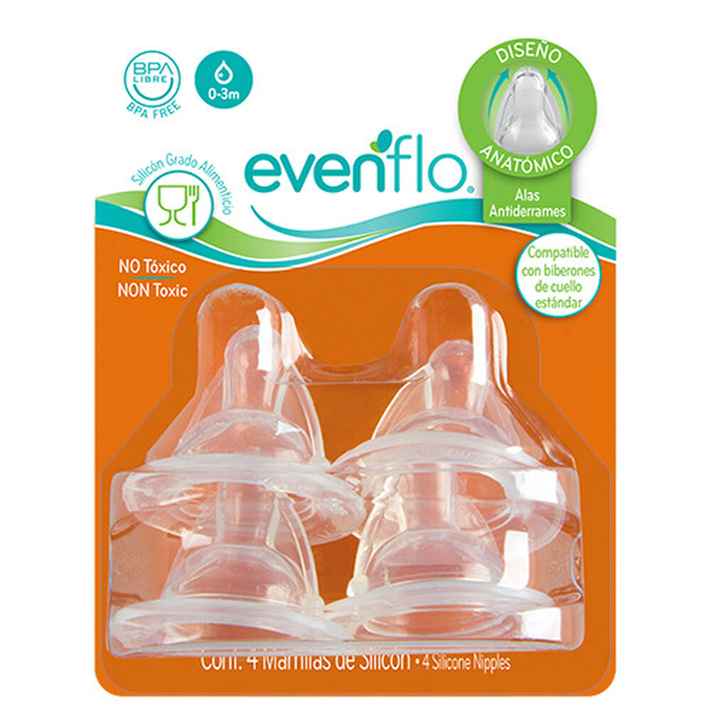 Mamila-Evenflo-Silicon-3+Meses-imagen