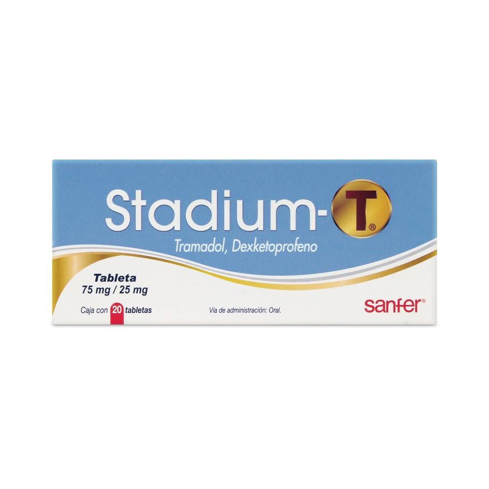 Stadium-T-75Mg/25Mg-20-Tabs-imagen
