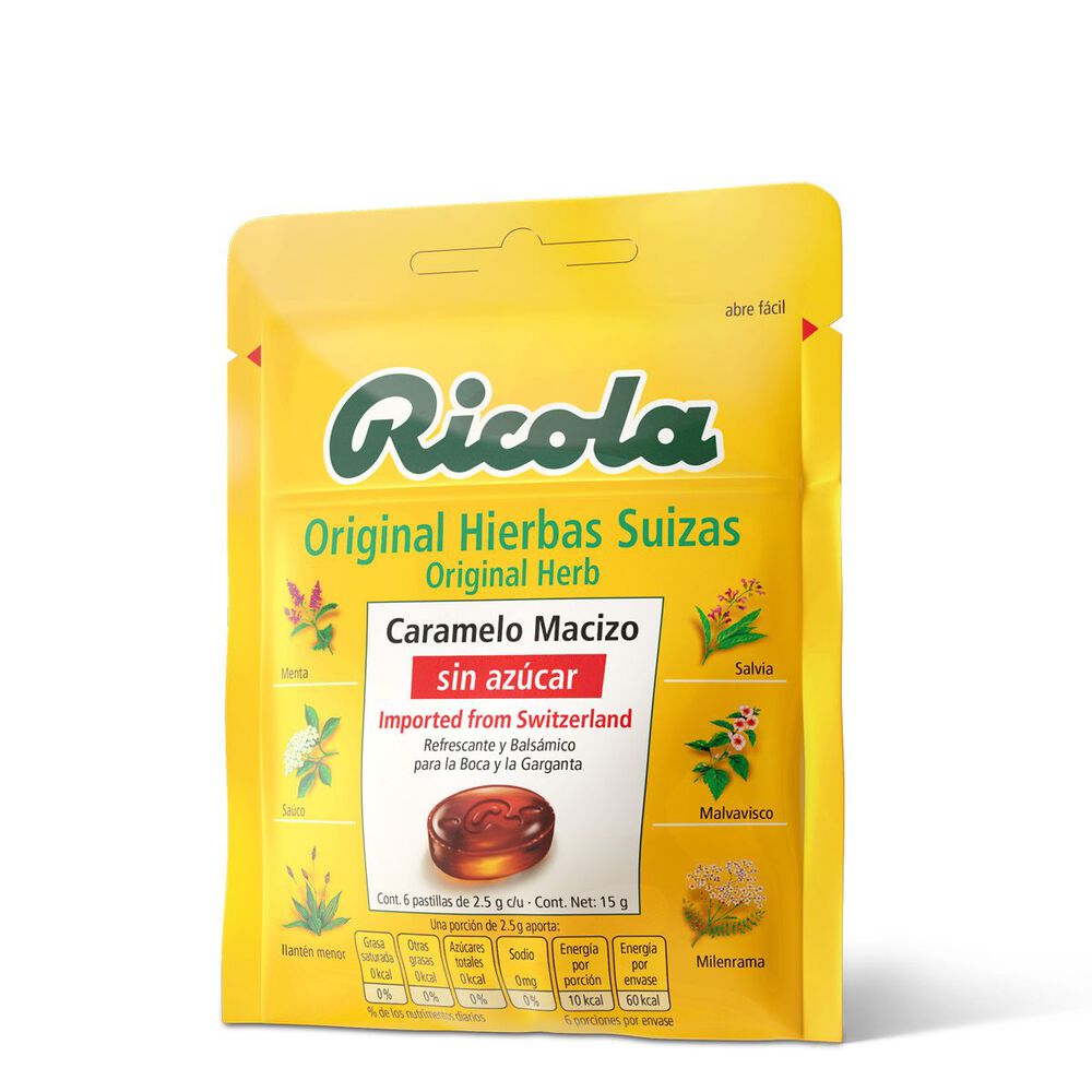 Ricola-Original-S/Azucar-15G-6-Past-imagen