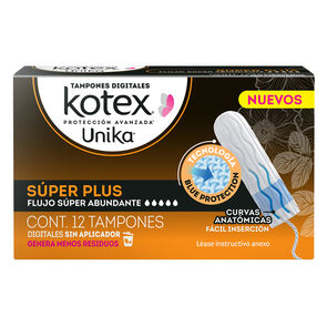 KOTEX-UNIKA-TAMPONES-DIGITALES-SUPER-PLUS-12-SBS-imagen