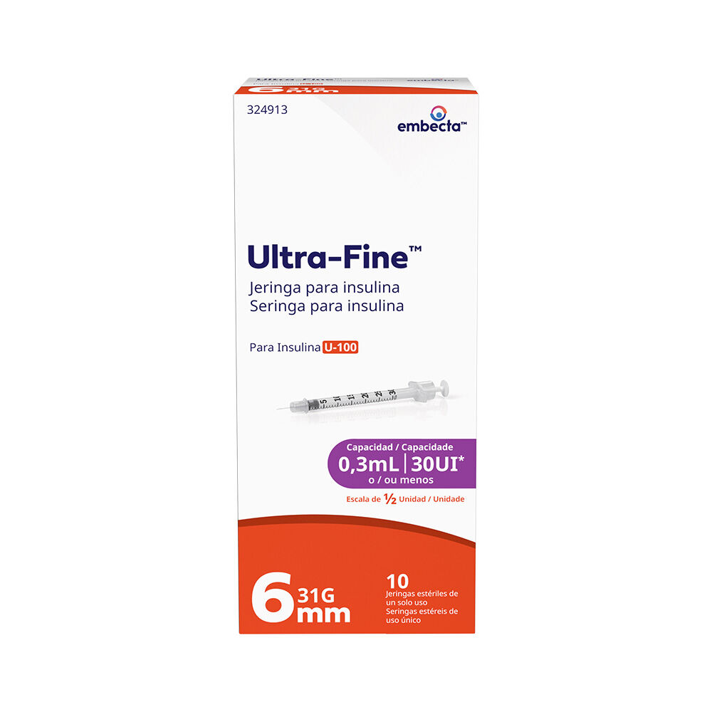 Ultrafine-Jeringa-6Mm-31G-.3Ml-20Mg-10Pz-imagen-1