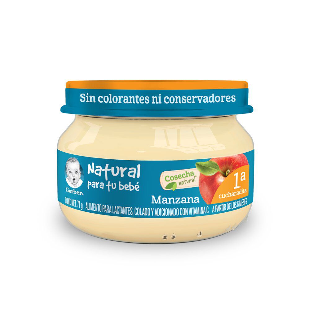 Papilla-Gerber-Cosecha-Natural-Etapa-1-Manzana-71g-imagen
